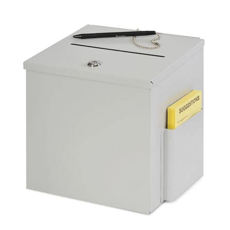 buddy products steel suggestion box|Buddy Products: Buddy Products Steel Suggestion Box, 8 x 9.75 .